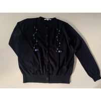 子供ワンピース 長袖 ブルーxブルー刺繍 125〜150 | Shichiri