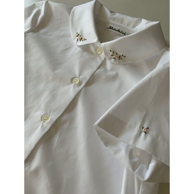 子供ブラウス 半袖 L L（130) | Shichiri（七里久美子）