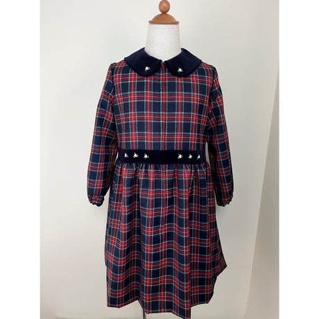 七里久美子さん　ワンピース 子供ワンピース スカート裏地付き 150 | Shichiri（七里久美子）