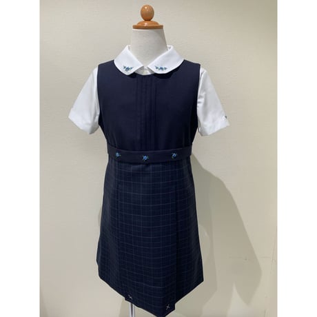Shichiri ネイビー 半袖ワンピース M 七里 Shichiri ネイビー 半袖 ワンピース Shichiri ネイビー 半袖