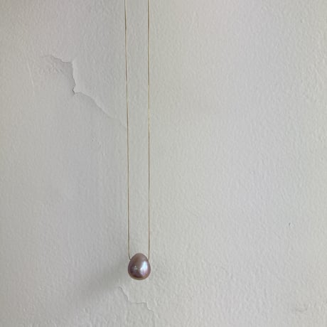 K10 drop pearl necklace