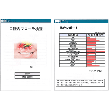 口腔内フローラ検査(オンラインカウンセリング付)