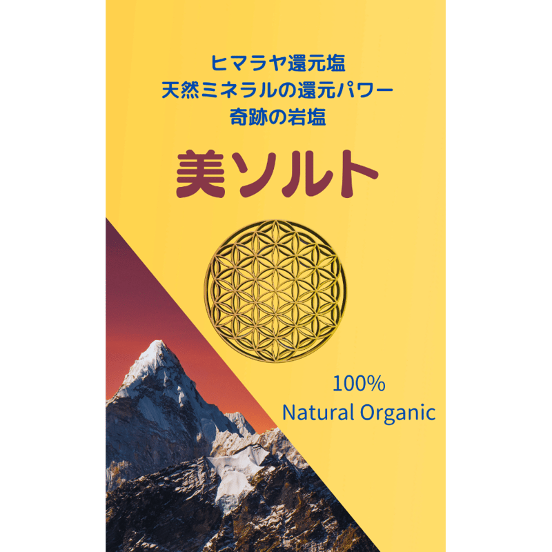 【やつはオリジナル天然ヒマラヤ岩塩】 Sal サール　還元力が高い　希少本物の塩 調味料・料理の素・油