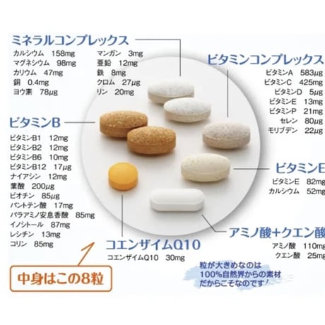 不足がちな天然ビタミンとミネラルが摂れるオールビタミン
