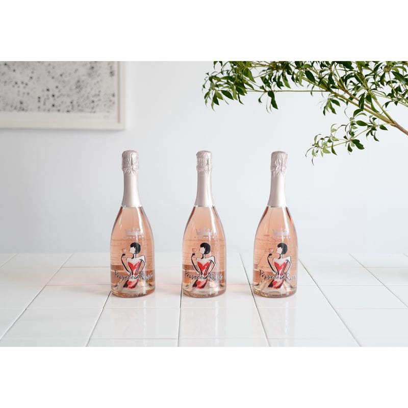 BBQや女子会に！ オリジナルロゼスパークリングワイン3本セット