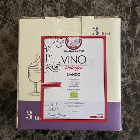 3ℓおうちでワイン飲み放題（白ワイン）‼️ 高品質オリジナルパックワイン 3L（約4本分）