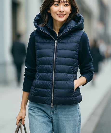 MAGLIANO ナイロンチュールロゴフードコート MAGLIANO｜ナイロンチュールロゴフードコート