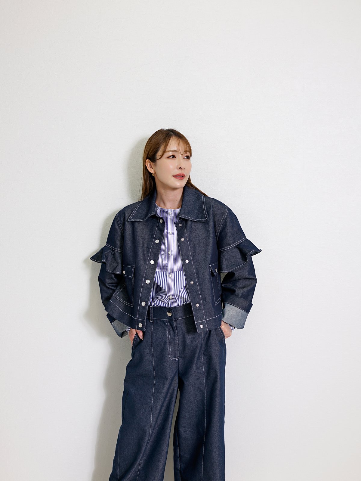 極美品❤️ゴルチエ ギャザー クロップド デニム ジャケット JPG jeans 極美品❤️ゴルチエ ギャザー クロップド デニム ジャケット JPG