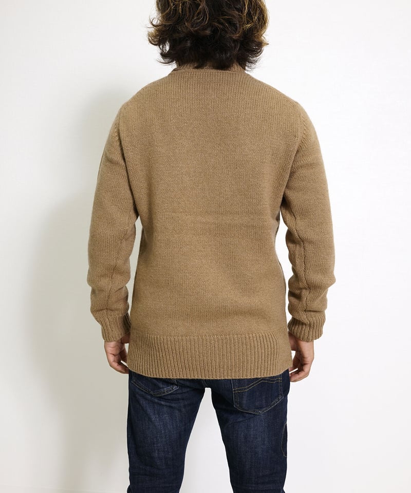 メンズ/CH_hdmn Homme】ベビーキャメル100% タートルネック ニット ... 【メンズ】毛100%★ベータメン L タートルネック 長袖セーター キャメル