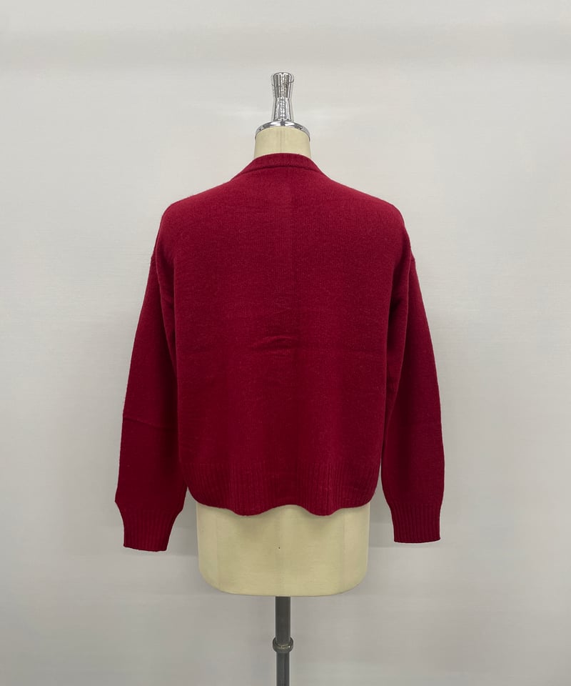 ヤク100% クルーネック ニット カーディガン | CH_hdmn