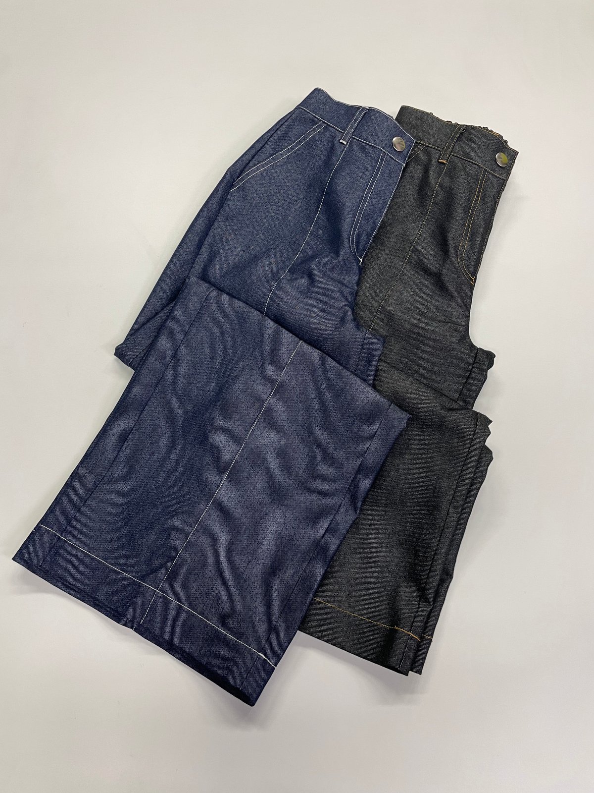 センターシーム ワイドスラックス デニムパンツ CH_hdmn | CH_hdmn センターシーム ワイドスラックス デニムパンツ CH_hdmn | CH_hdmn