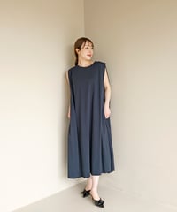 ショルダータックデザイン カットソー ワンピース CH_hdmn