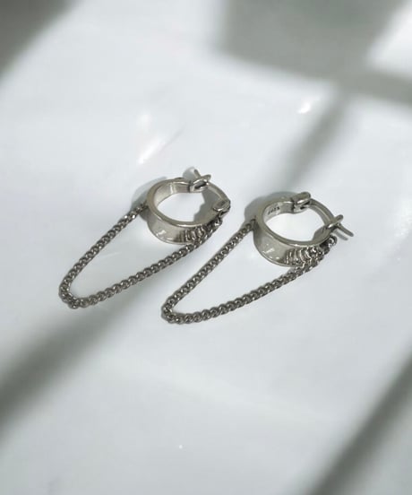 HEMCA | PIERCE ' SPLASH CHAIN' (PAIR) | ピアス