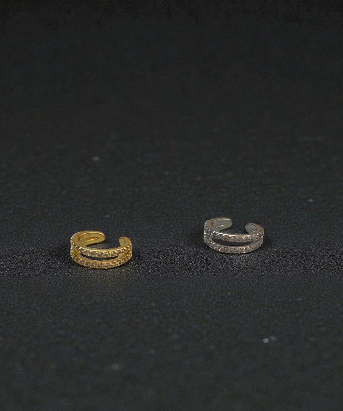 TIGRIS dual line earcuff（GOLD）