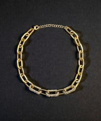 TIGRIS | pave link necklace