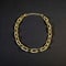 TIGRIS | pave link necklace