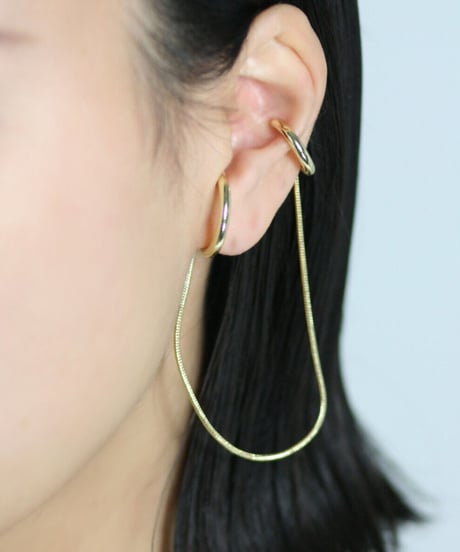 HEMCA | CUFF 'ACROSS' (1 PIECE) | イヤーカフ