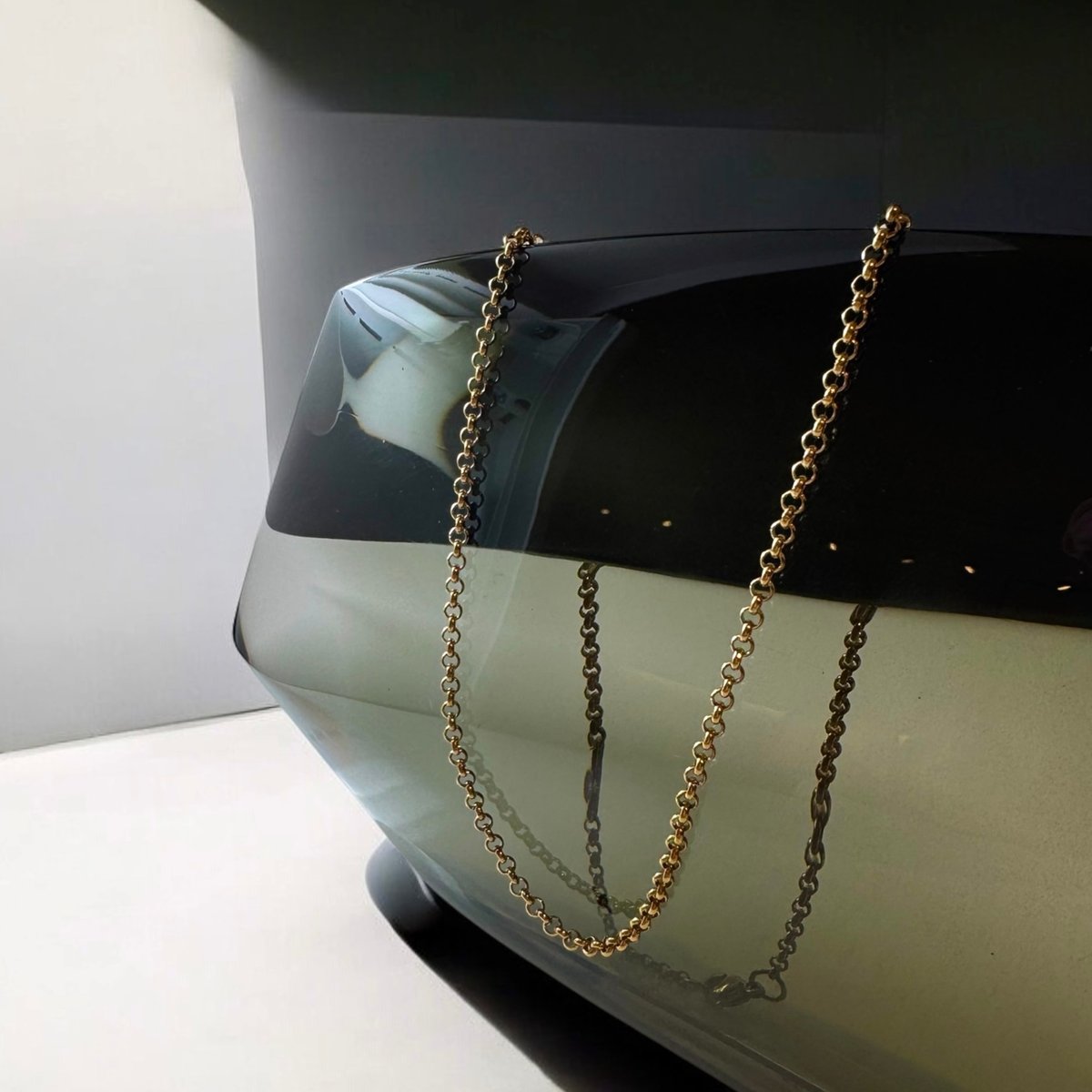 TIGRIS round chain necklace（GOLD）