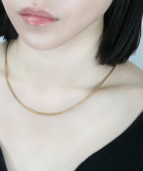 HEMCA | NECKLACE 'BOX CHAIN' | ネックレス