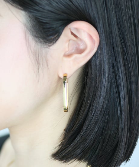 HEMCA | PIERCE ' FLAT OVAL' (PAIR) | ピアス