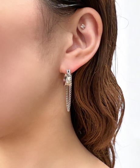 HEMCA | PIERCE ' SPLASH CHAIN' (PAIR) | ピアス