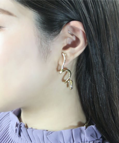 HEMCA | PIERCE 'TWISTER PEARL' (PAIR) | ピアス