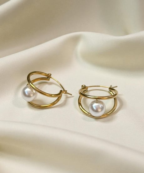 Filigran | Orbit Pearl Hoops