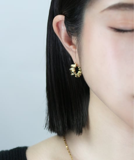 HEMCA | PIERCE ' CREASE' (PAIR) | ピアス