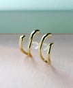FADE, PIERCE 'PARALLEL' (PAIR（GOLD）