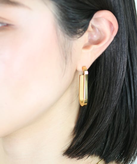 HEMCA | PIERCE ' FLAT OVAL' (PAIR) | ピアス