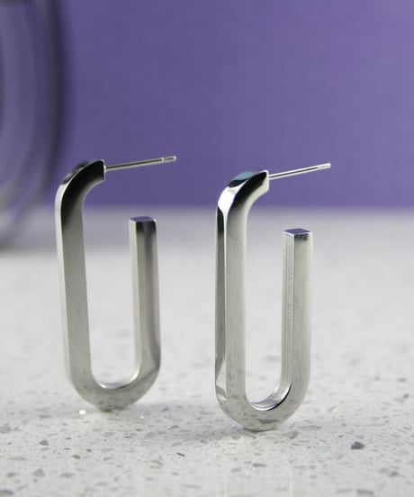 HEMCA | PIERCE ' FLAT OVAL' (PAIR) | ピアス