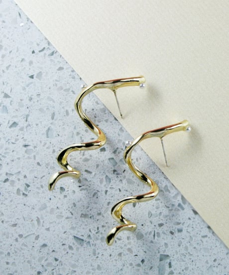 HEMCA | PIERCE 'TWISTER PEARL' (PAIR) | ピアス