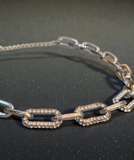 TIGRIS | pave link necklace