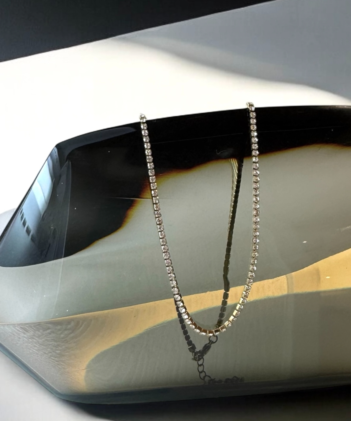 TIGRIS sparkle necklace（SILVER）