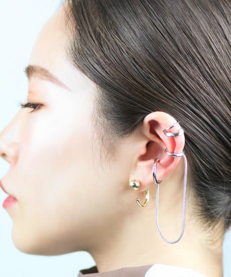 HEMCA | CUFF 'ACROSS' (1 PIECE) | イヤーカフ