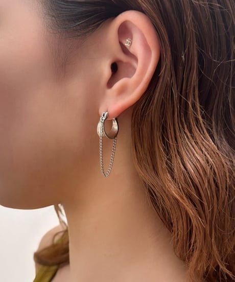 HEMCA | PIERCE ' SPLASH CHAIN' (PAIR) | ピアス