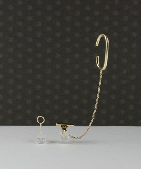 HEMCA | CUFF 'UNIQUE' 2WAY WIRE (1 PIECE) | イヤーカフ&ピアス