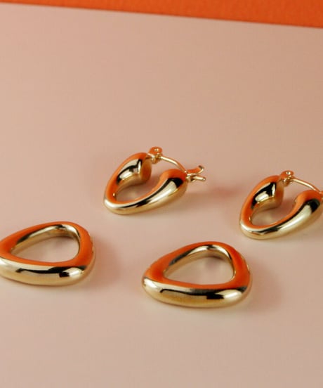 HEMCA | PIERCE 'TWIN DROP ' (PAIR) | ピアス