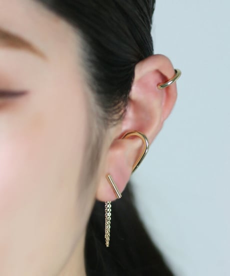 HEMCA | CUFF 'UNIQUE' 2WAY WIRE (1 PIECE) | イヤーカフ&ピアス