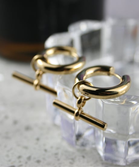 HEMCA | PIERCE ' T-BAR' (PAIR) | ピアス