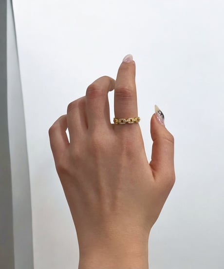 TIGRIS | luminous chain ring
