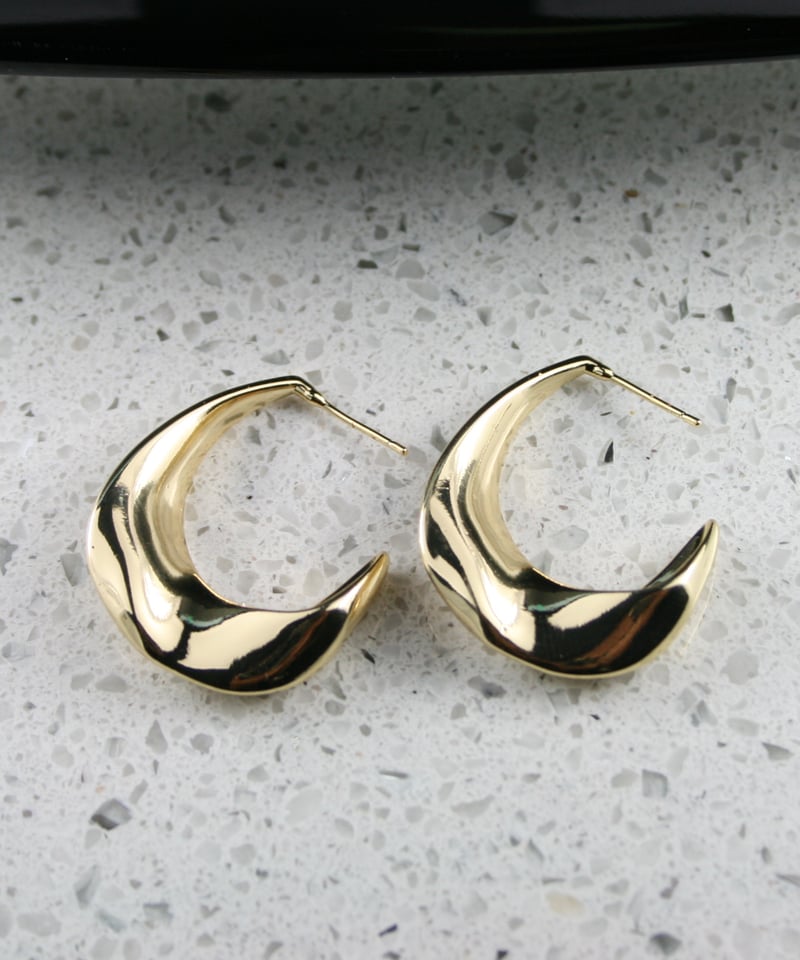 HEMCA | PIERCE ' TWISTED HOOP' (PAIR) | ピアス | F HEMCA | PIERCE ' TWISTED HOOP' (PAIR) | ピアス | F