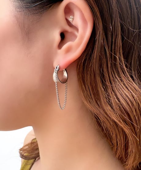 HEMCA | PIERCE ' SPLASH CHAIN' (PAIR) | ピアス