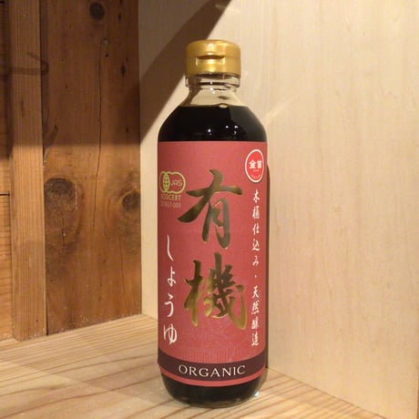 金笛　有機醤油　600ml