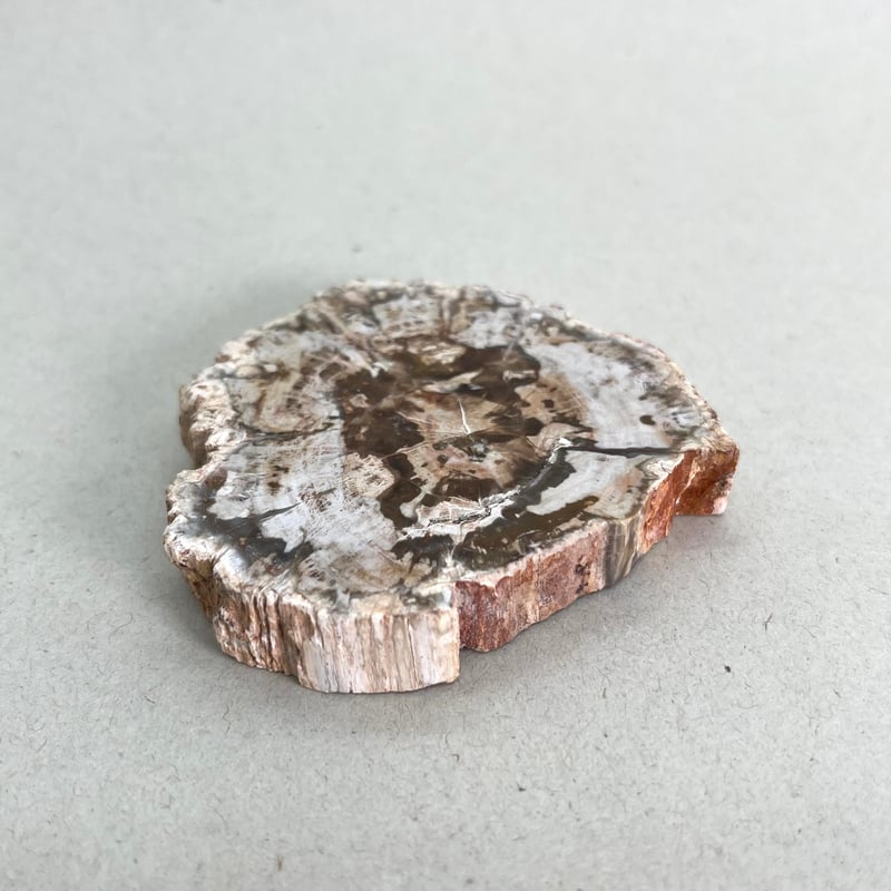 Mi様　3点おまとめ　台座　メキシコ瑪瑙フレイム　ペトリファイドウッド ペトリファイドウッド プレート | プレート | Crystals by Purely