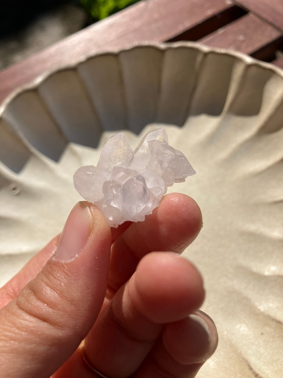 ヒマラヤマニカラン水晶クラスター13g | 仲沢商店