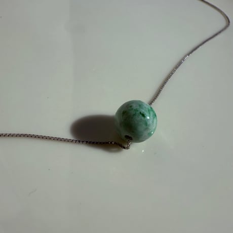 dewdrop jade necklace