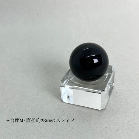 クリスタルガラス台座