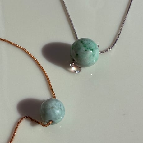 dewdrop jade necklace