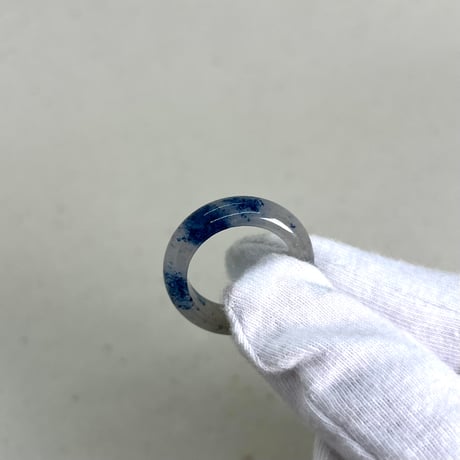デュモルチェライトインクォーツのリング